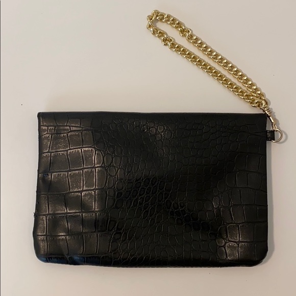 Express croco clutch with wrist chain - Picture 7 of 10